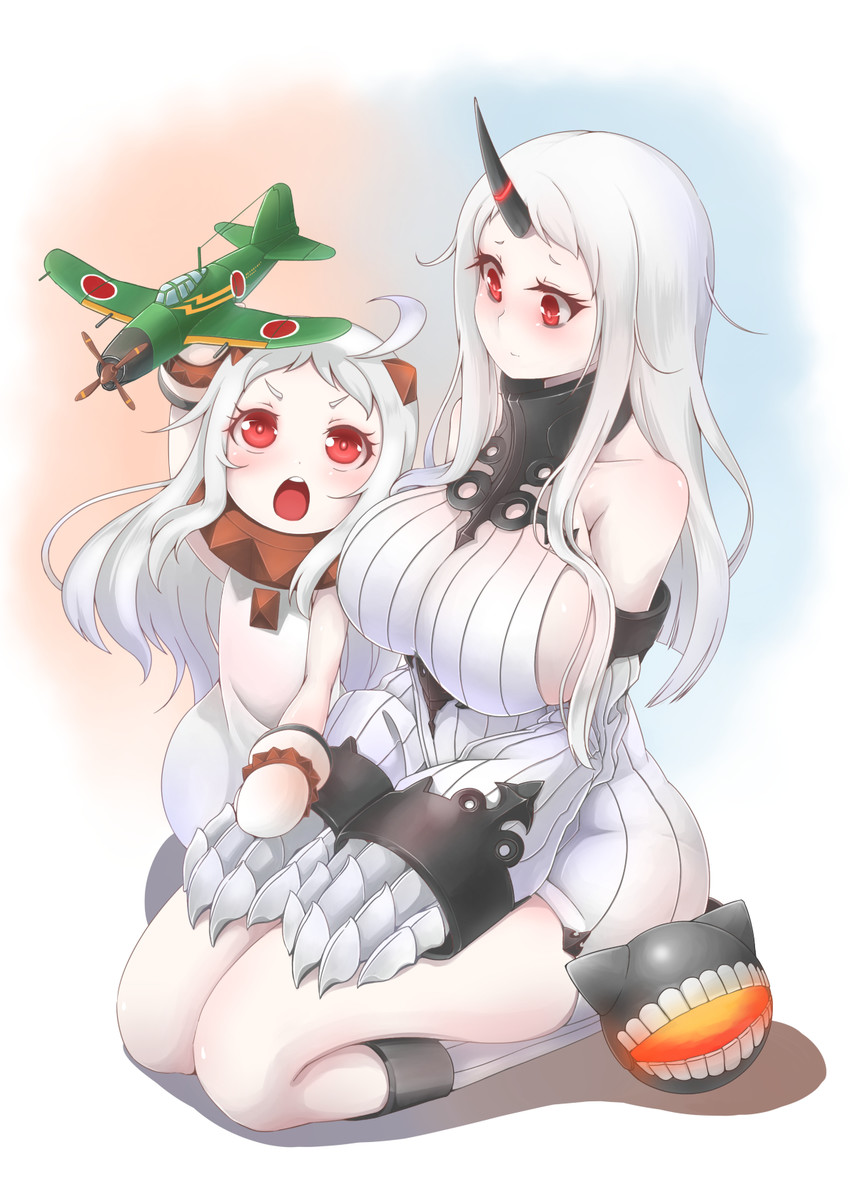 northern ocean princess and seaport princess (kantai collection) drawn by yaosera