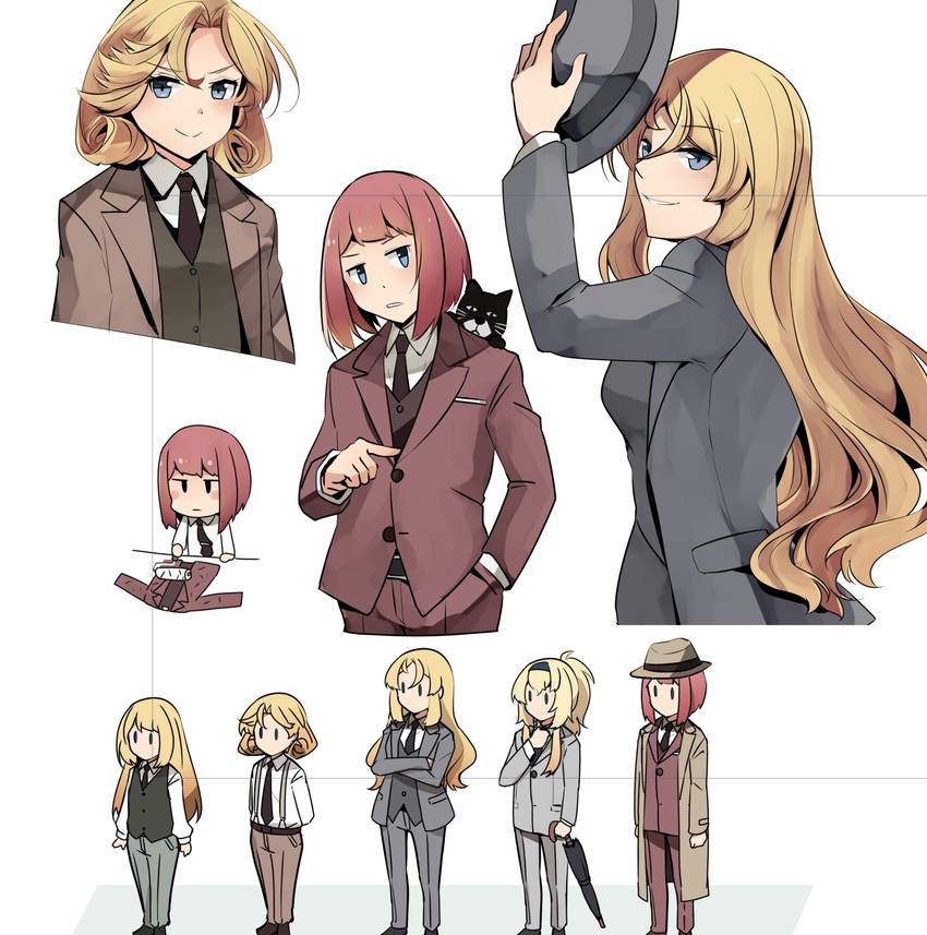 warspite, jervis, ark royal, nelson, janus, and 1 more (kantai collection) drawn by ido_(teketeke)