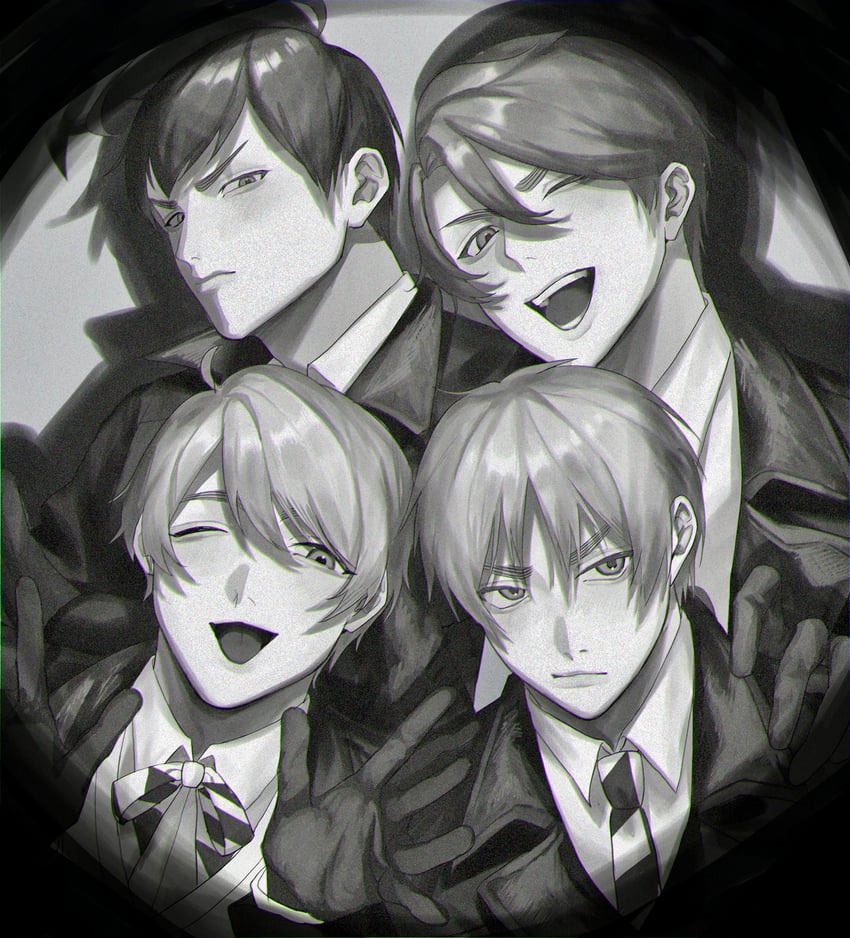 united kingdom, scotland, northern ireland, and wales (axis powers hetalia) drawn by benishake8