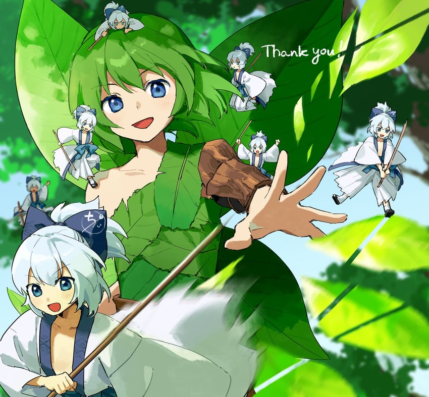 shirobakama chii (original and 2 more) drawn by kaigen_1025