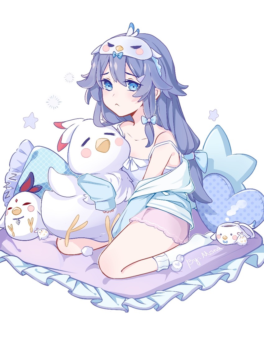 fu hua and jingwei (honkai and 1 more) drawn by monabianou
