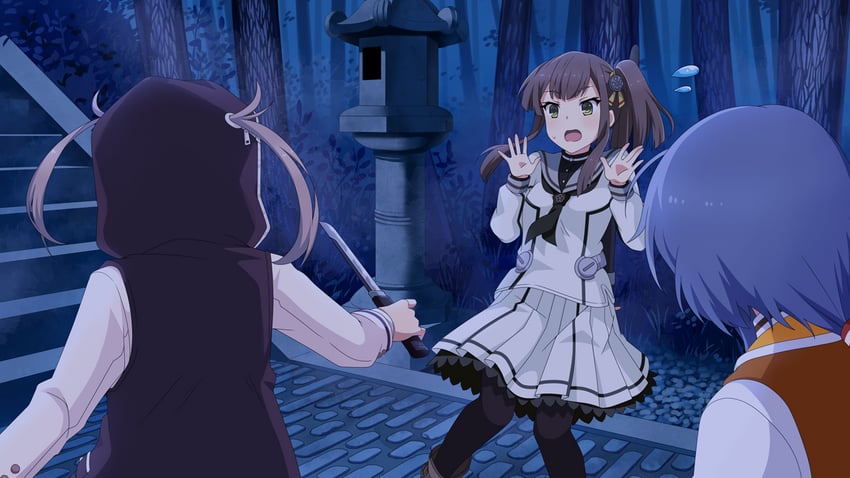 setouchi chie, shichinosato kofuki, and suzumoto hana (toji no miko and 1 more)