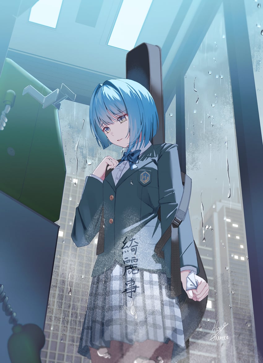 hoshimachi suisei (hololive and 1 more) drawn by maria_onnette
