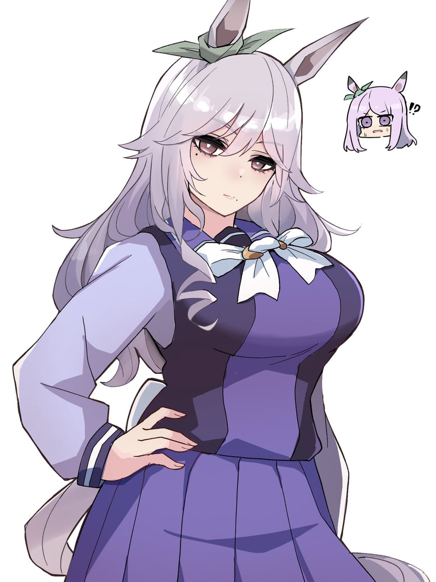 mejiro mcqueen and mejiro family matriarch (umamusume) drawn by kawamochi_(tddm3573)