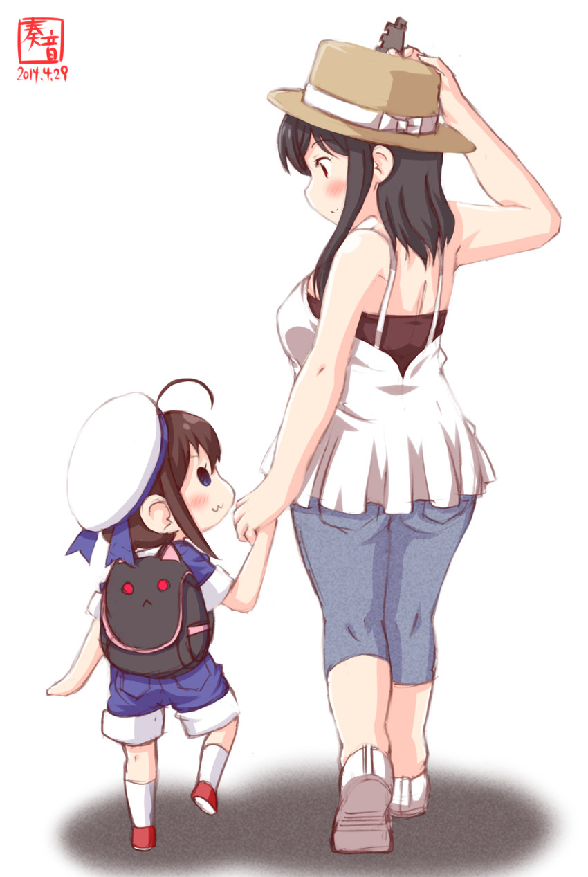 shigure and yamashiro (kantai collection) drawn by kanon_(kurogane_knights)