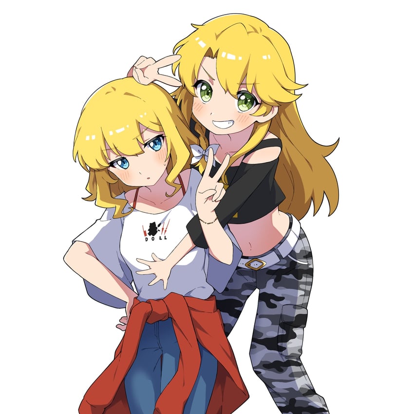 kirisame marisa and alice margatroid (touhou) drawn by masho_makamaka