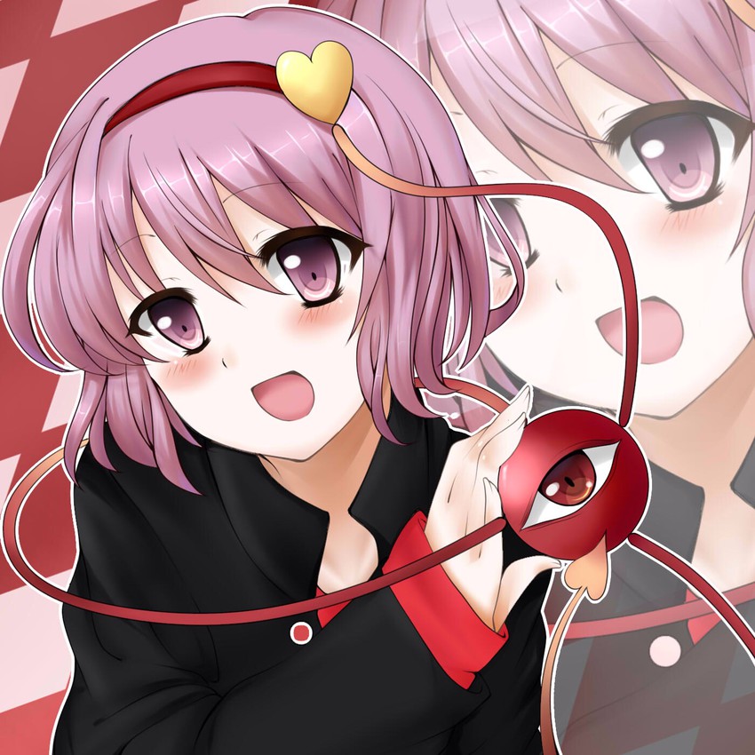 komeiji satori (touhou) drawn by izanagi_k_(twilight_crow)