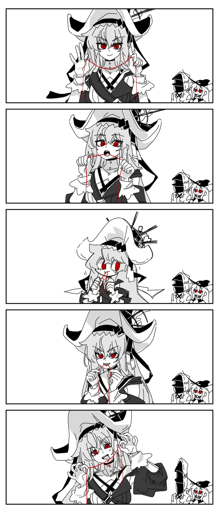 doctor, skadi, specter, and specter the unchained (arknights) drawn by xity
