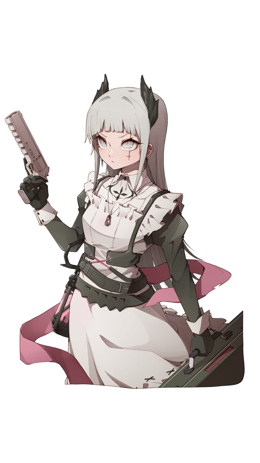irene (arknights and 1 more) drawn by if_f