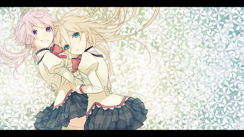yuzuki yukari and ia (vocaloid and 2 more) drawn by koyubi_right