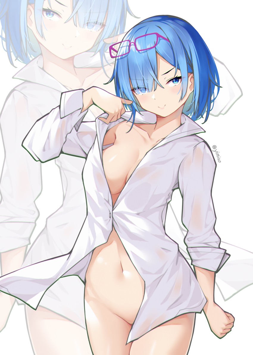 rem (re:zero kara hajimeru isekai seikatsu) drawn by yimiao