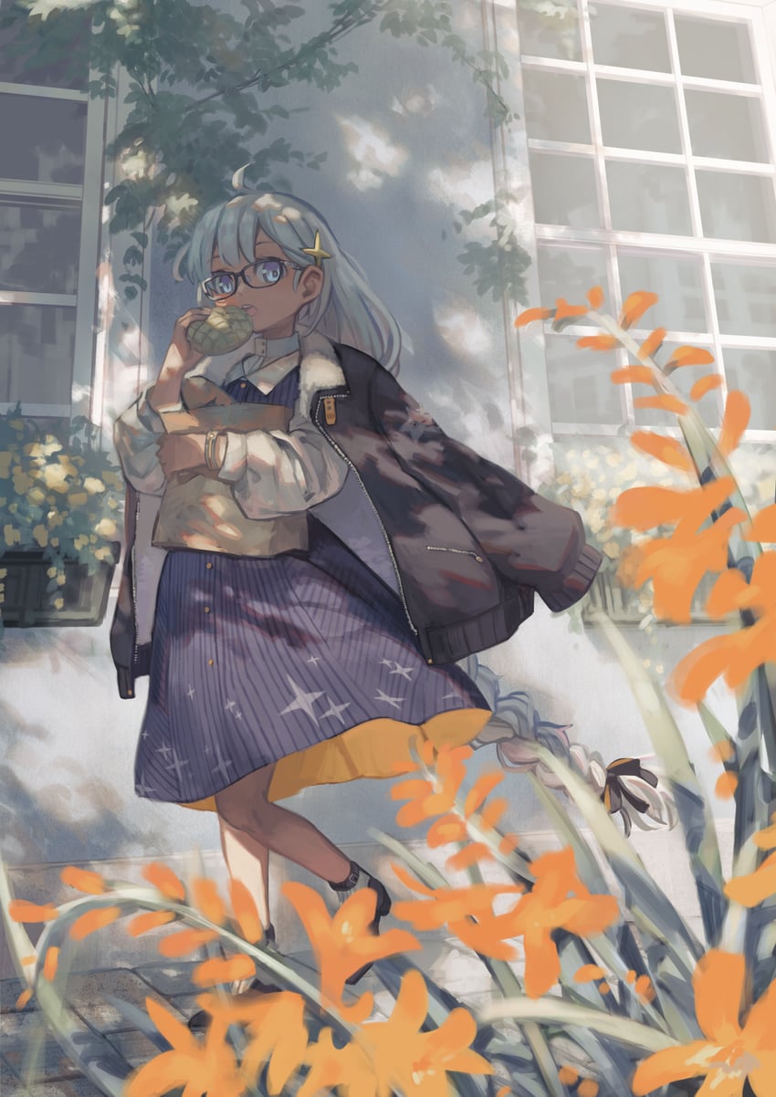 kizuna akari and shitsuji megane akari (vocaloid and 1 more) drawn by kyo_mizusawa