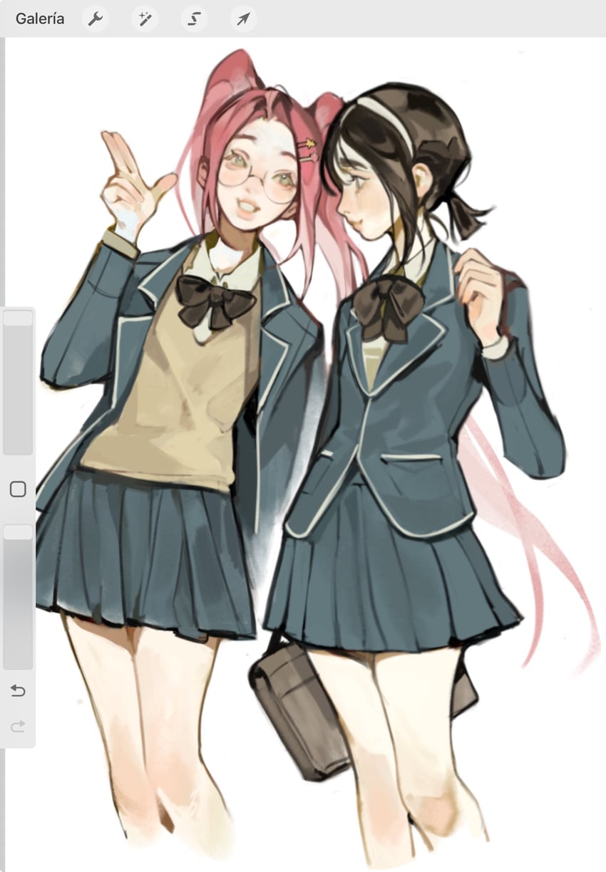 sua and mizi (alien stage) drawn by pandrea