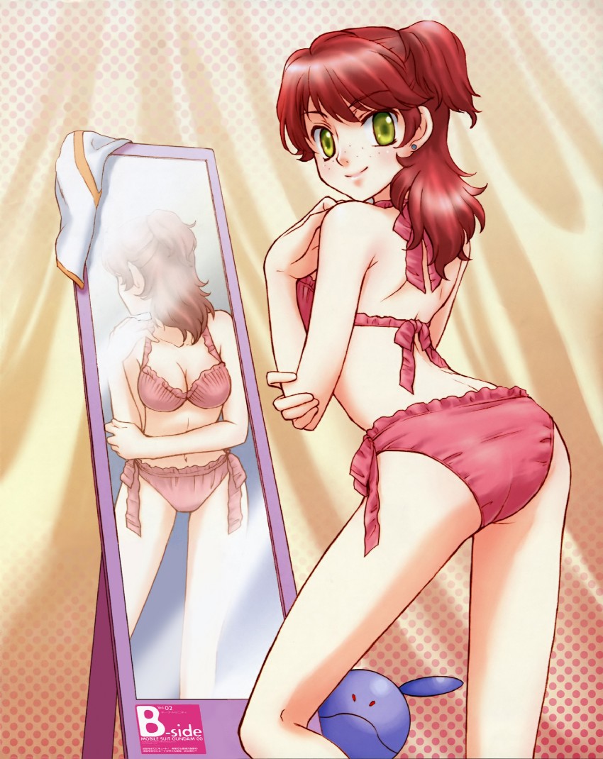 nena trinity and bad haro (gundam and 1 more) drawn by shirakawa_ayako