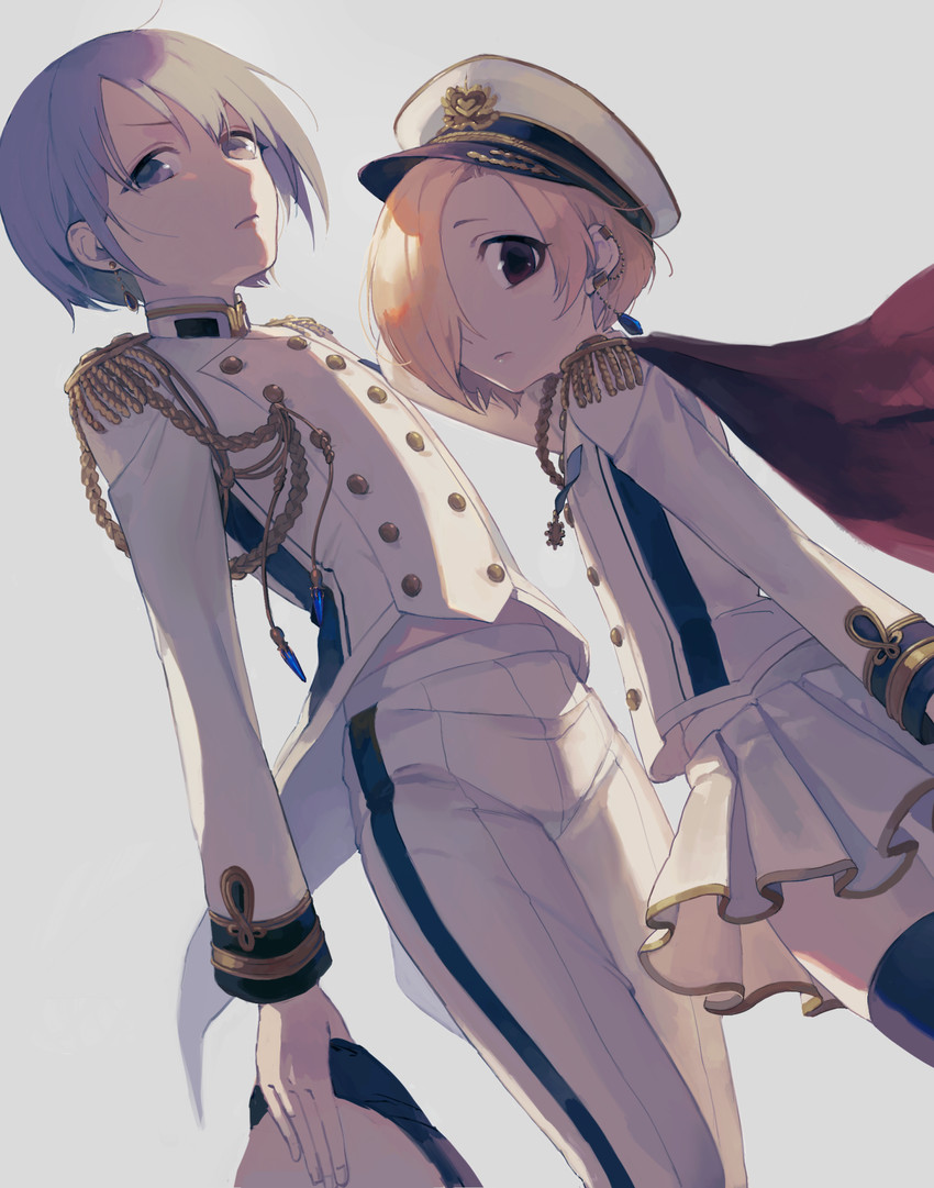 shirasaka koume and otokura yuuki (idolmaster and 2 more) drawn by kotatiyu