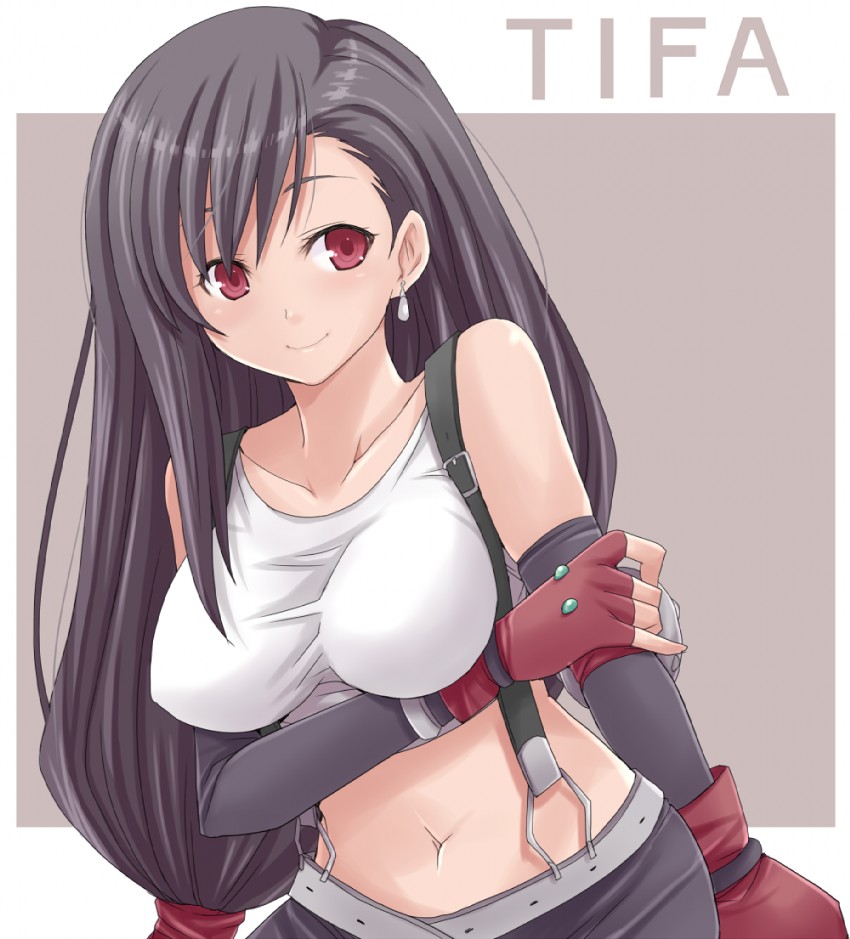 tifa lockhart (final fantasy and 1 more) drawn by amane_hasuhito