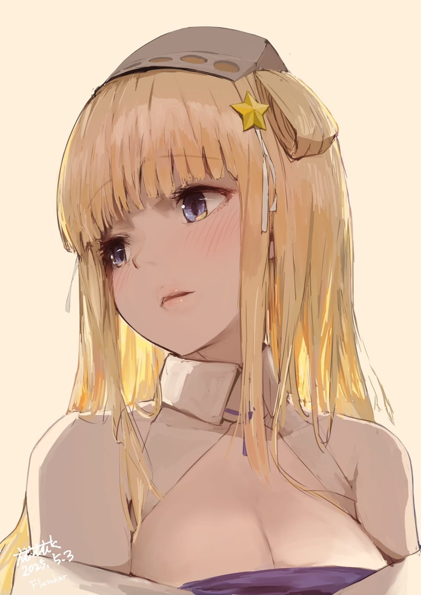 fletcher (kantai collection) drawn by mmk_(majinai_no_mori)