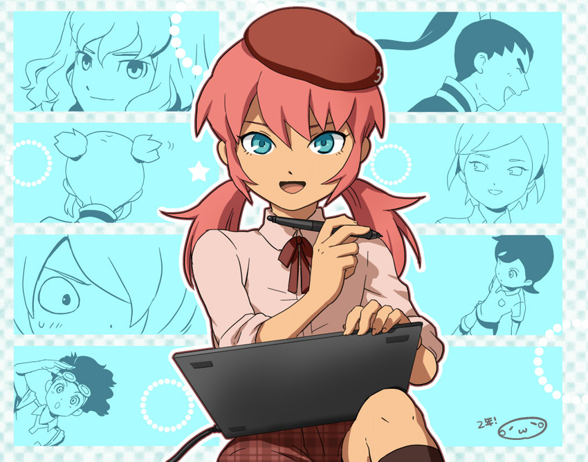kirino ranmaru, shindou takuto, kurama norihito, hayami tsurumasa, hamano kaiji, and 3 more (inazuma eleven and 1 more) drawn by mizuhara_aki