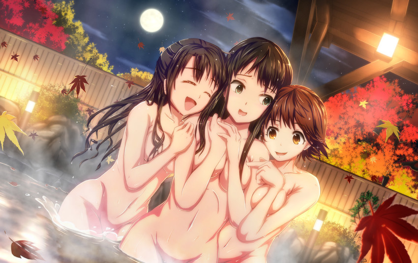 shibuya rin, shimamura uzuki, and honda mio (idolmaster and 1 more) drawn by midorinocha