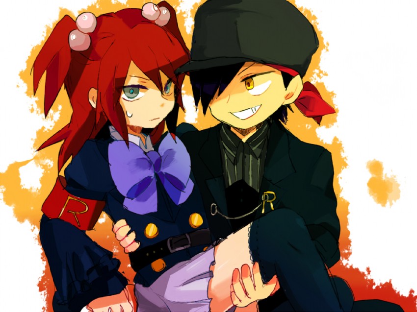 ethan, silver, ushiromiya ange, and amakusa juuza (pokemon and 2 more) drawn by morota