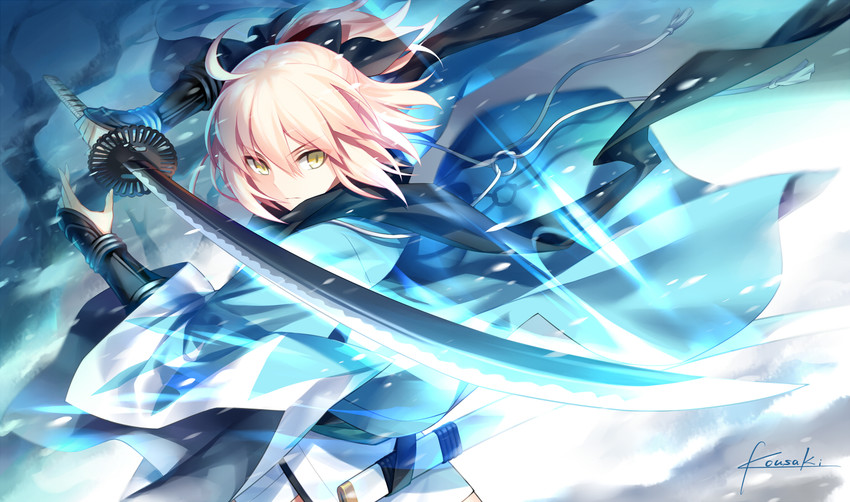 okita souji (fate and 1 more) drawn by kousaki_rui