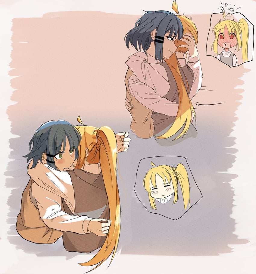 ijichi nijika and yamada ryo (bocchi the rock!) drawn by meklordzak