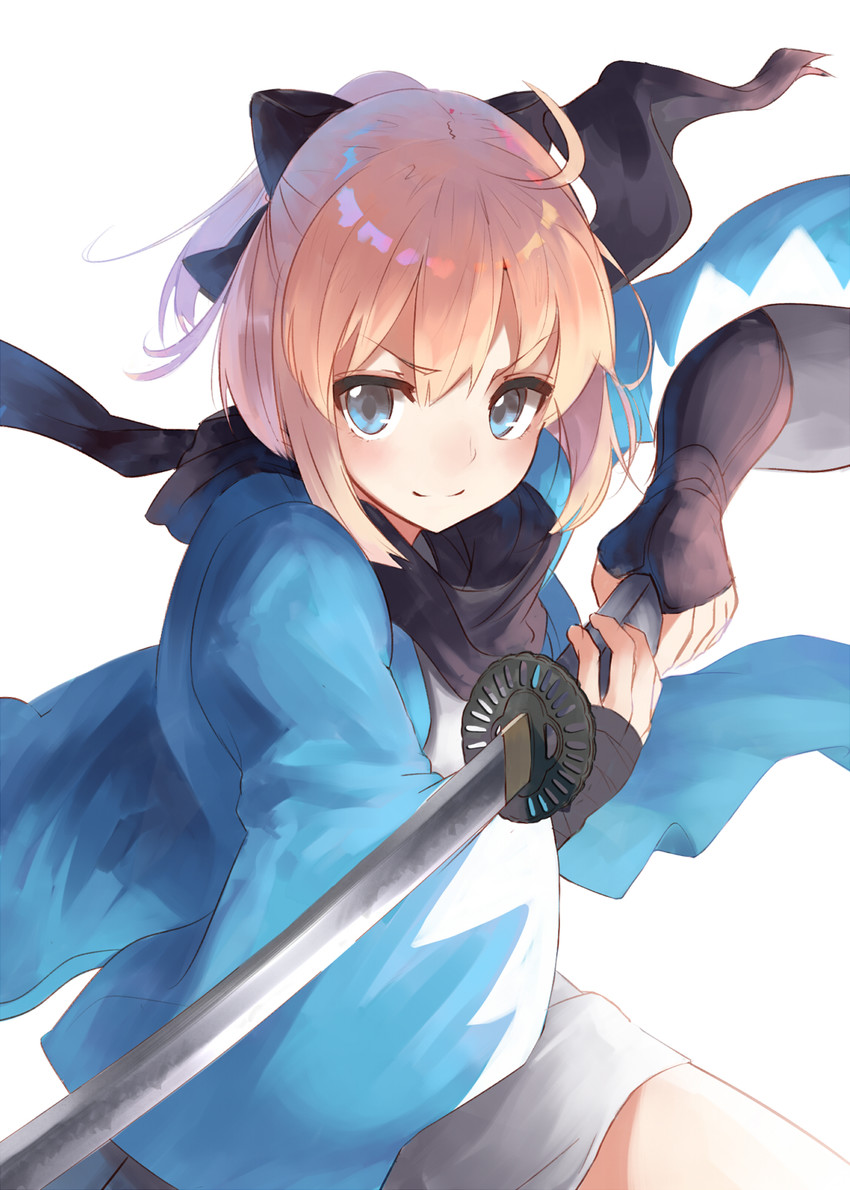 okita souji (fate and 1 more) drawn by jazztaki