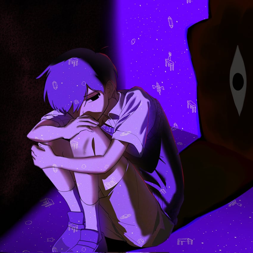 sunny and something (omori) drawn by iomor_snuuy