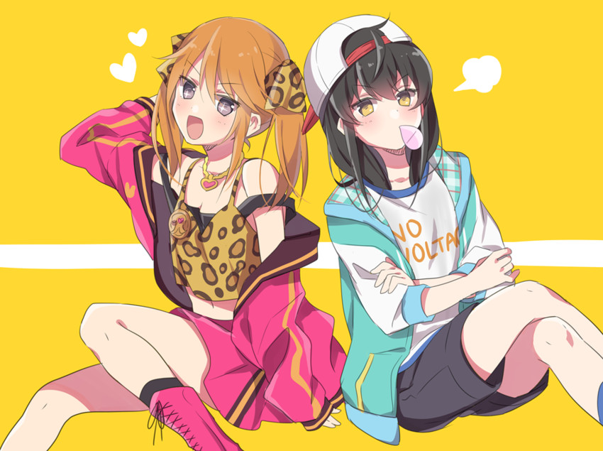 yuuki haru and matoba risa (idolmaster and 1 more) drawn by riku_(melty_drop)