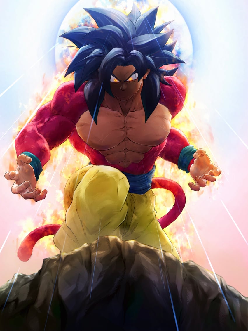 son goku (dragon ball and 1 more) drawn by papita_pochi