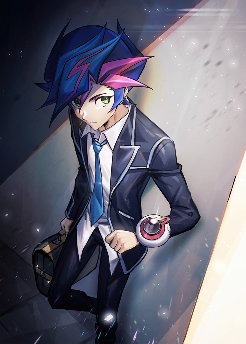 fujiki yusaku (yu-gi-oh! and 1 more) drawn by bboockss