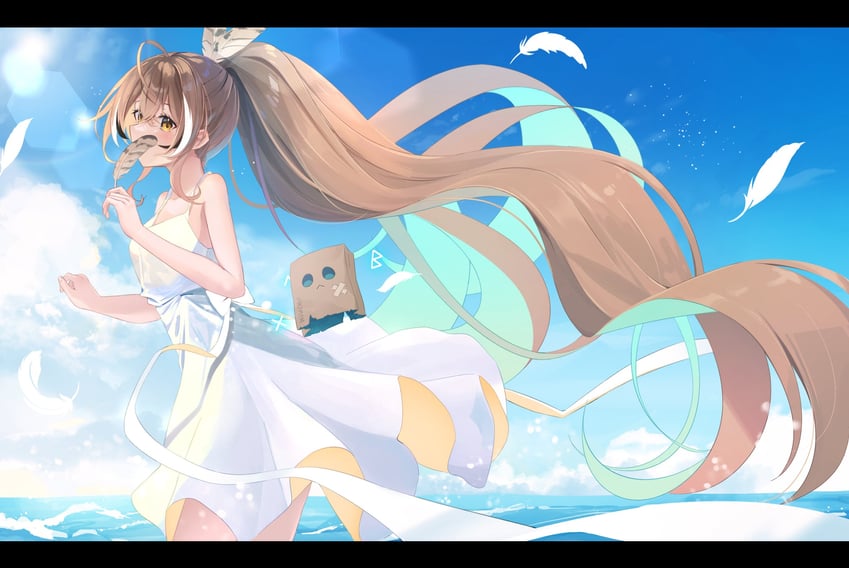 nanashi mumei and friend (hololive and 1 more) drawn by hot_kakigoori