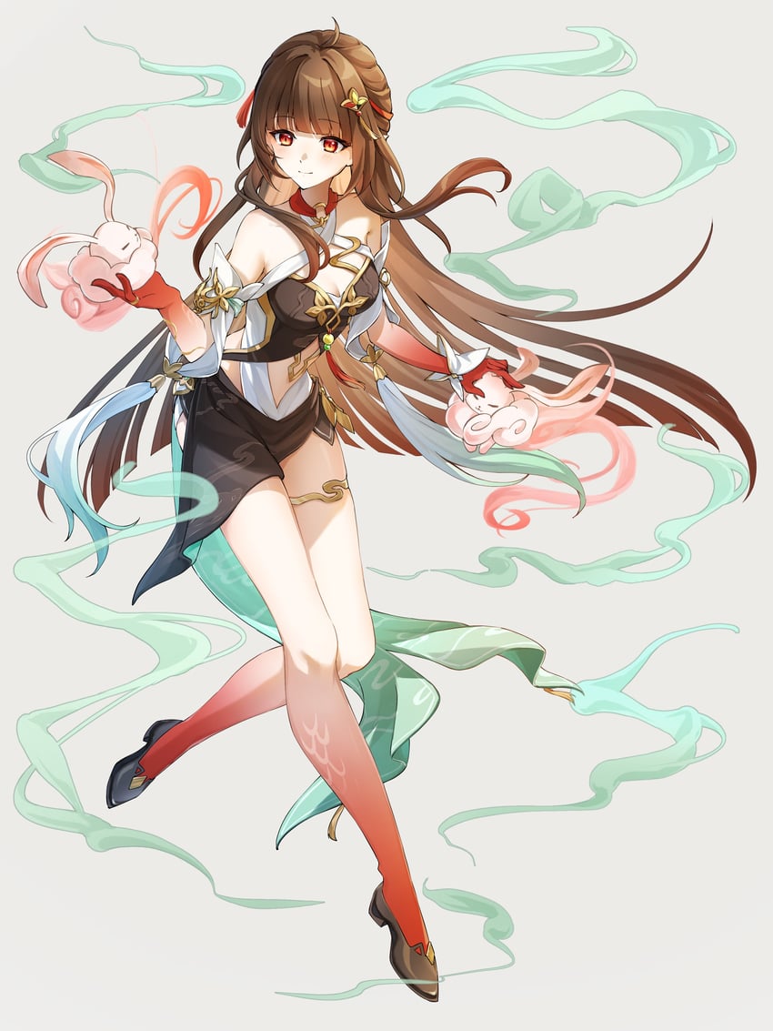 lingsha and fuyuan (honkai and 1 more) drawn by cheesecake_3489 and lebring