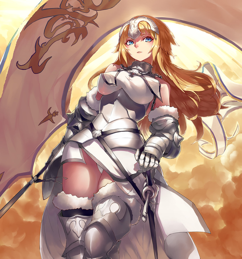 jeanne d'arc (fate and 1 more) drawn by ohland