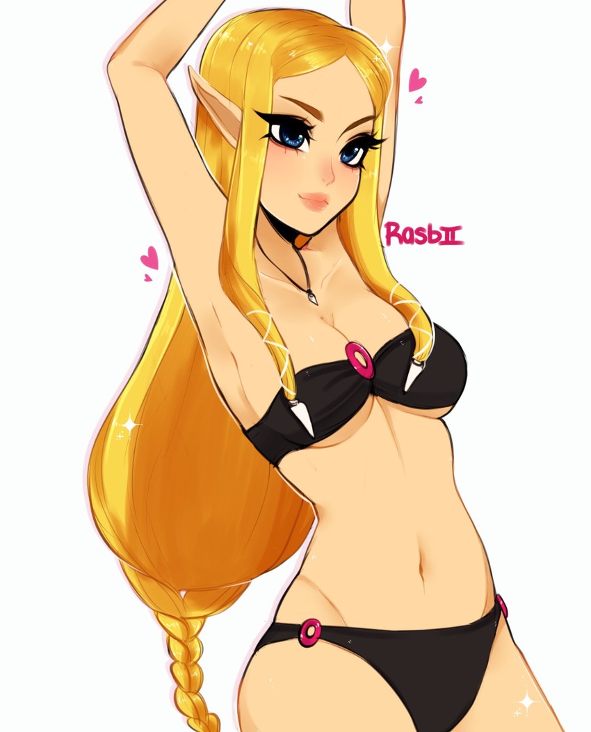 princess zelda (the legend of zelda and 1 more) drawn by rasbii_(rasberruu)