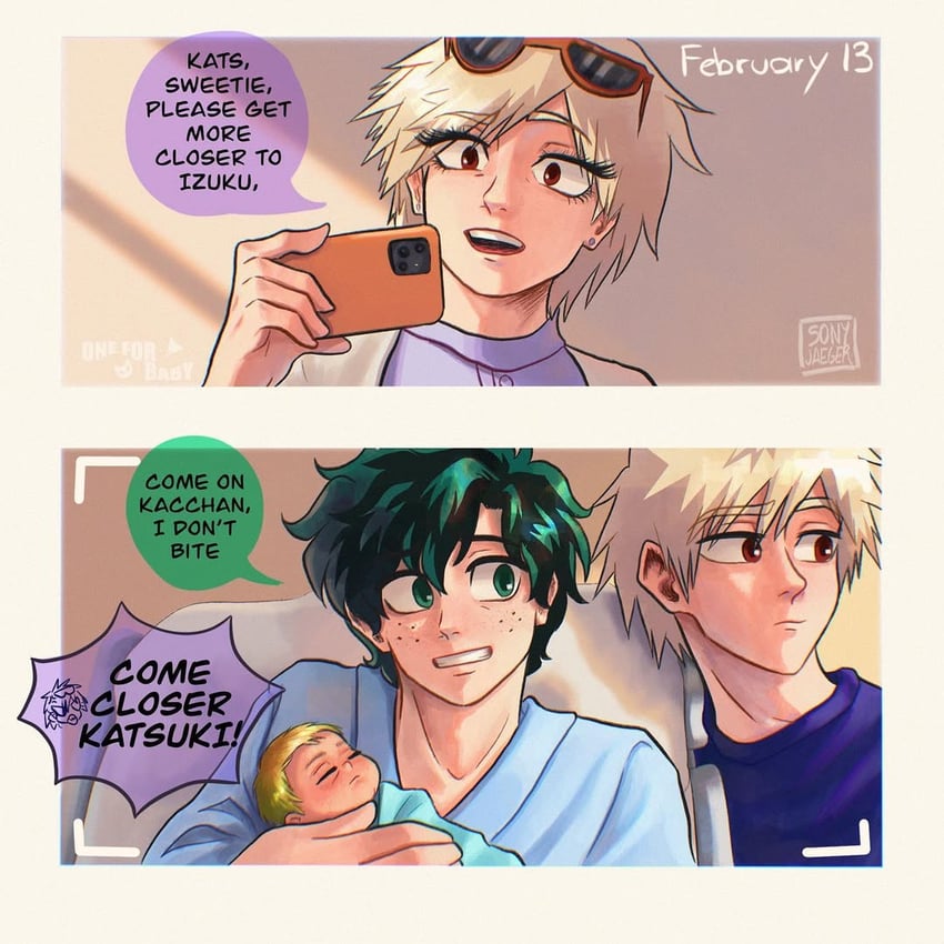 midoriya izuku and bakugou katsuki (boku no hero academia)