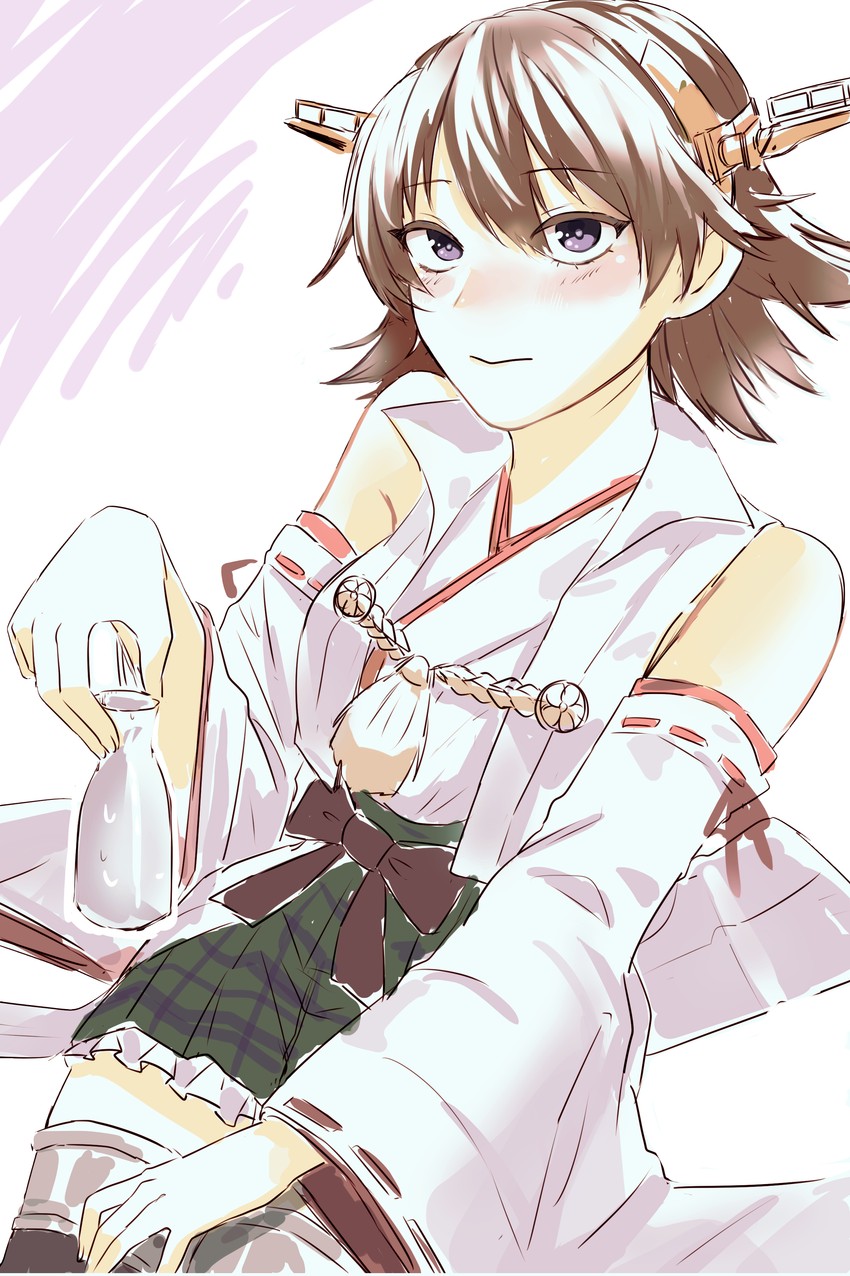 hiei and hiei kai ni (kantai collection) drawn by hagioshi
