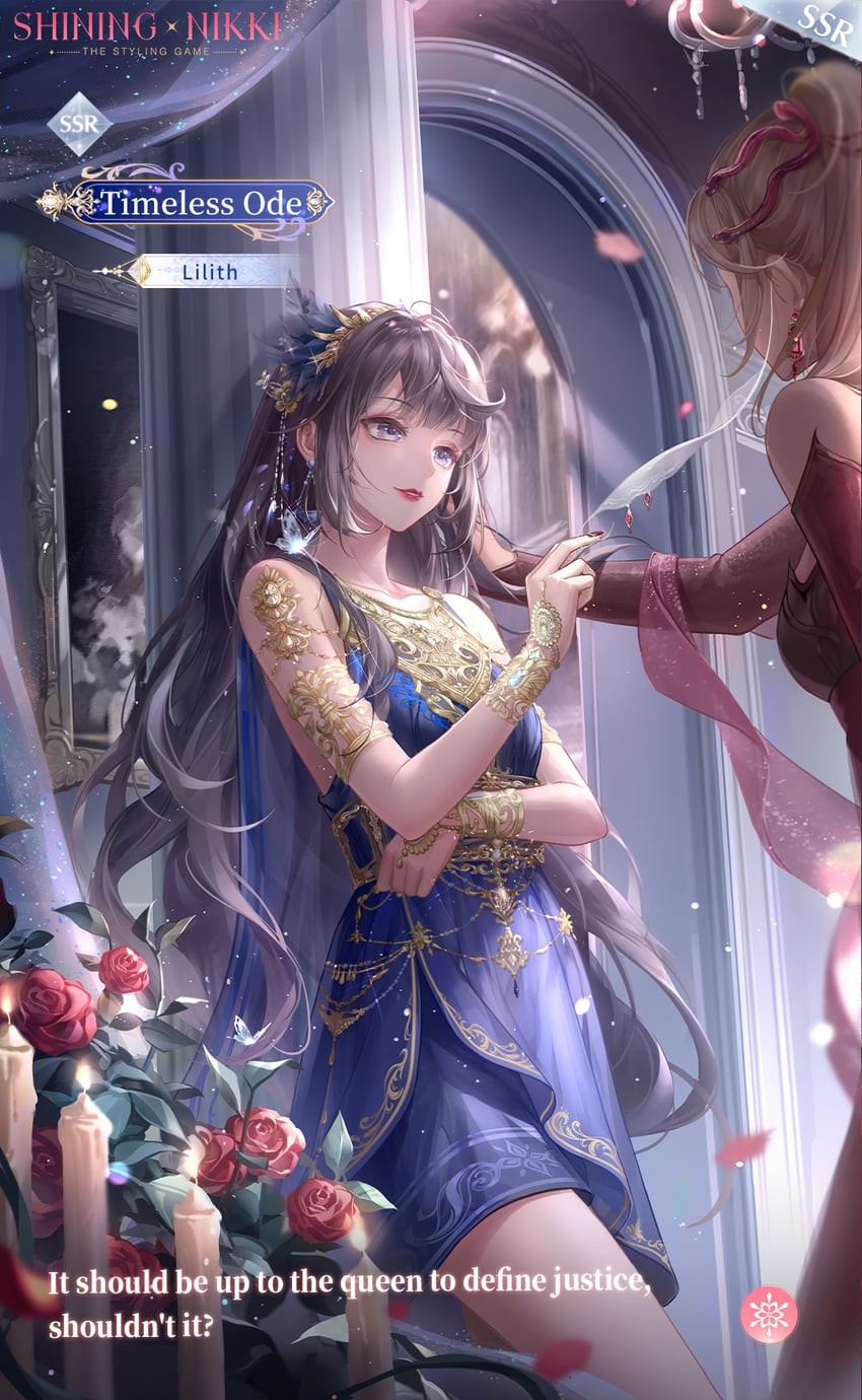 lilith, zoey, timeless ode, and crimson night song (nikki and 1 more)