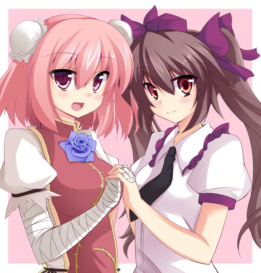 himekaidou hatate and ibaraki kasen (touhou) drawn by kazami_chiu