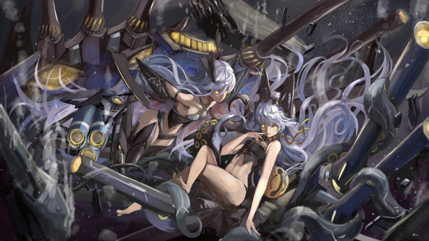 observer alpha and tester (azur lane) drawn by uutan_(shibainu_kakumei)
