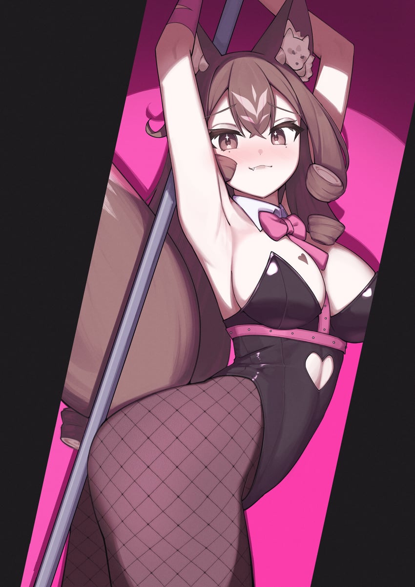liyonoko (indie virtual youtuber and 1 more) drawn by projectorzero