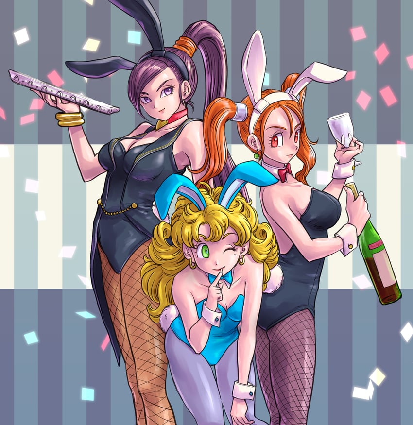 jessica albert, martina, and gadabout (dragon quest and 3 more) drawn by pekuchin_(pekuchin_3)