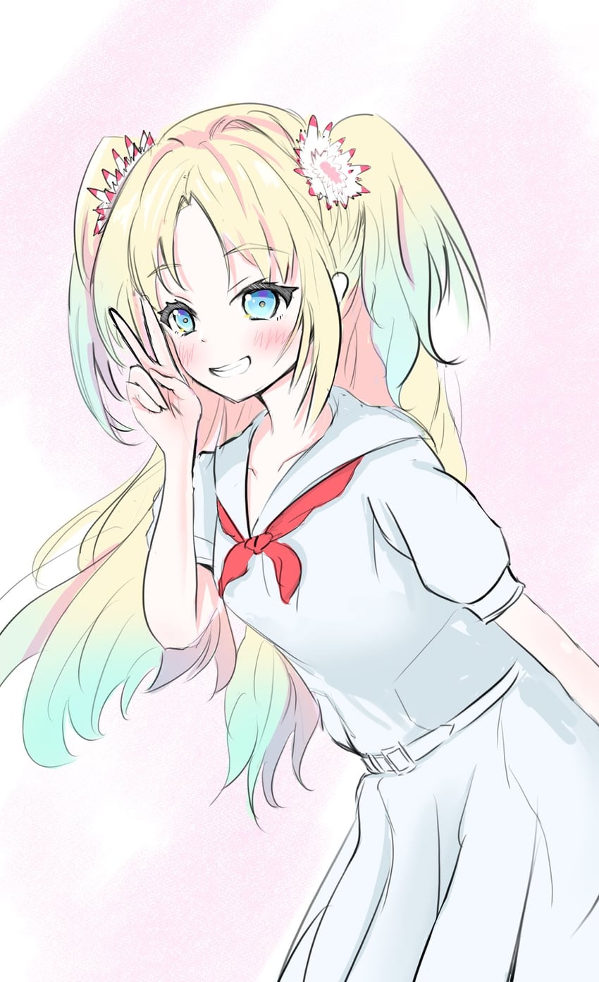 osawa rurino (love live! and 1 more) drawn by bairasu_02