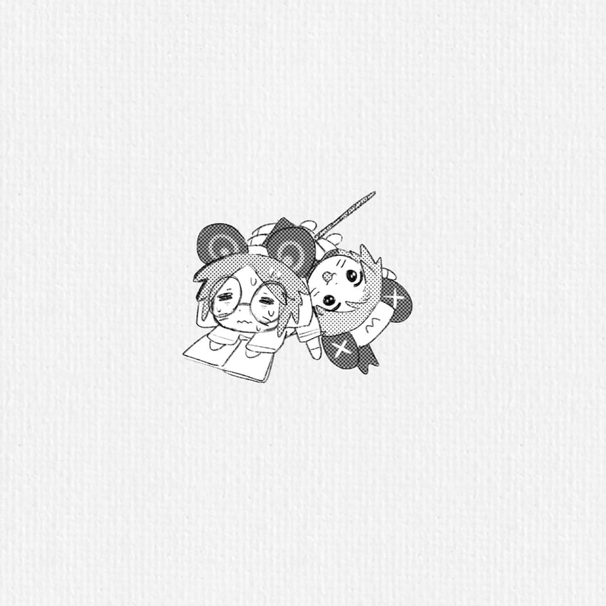 kinder surprised michael jr. and ratman 3 (randal's friends) drawn by shieriru