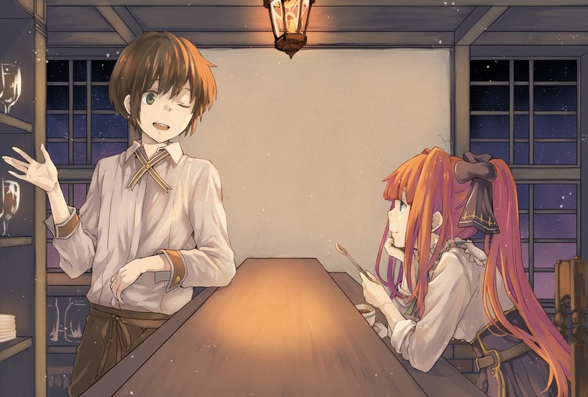 Linaria And Yu Houkago Wa Isekai Kissa De Coffee Wo Drawn By Sora Ivy Danbooru Linaria And Yu Houkago Wa Isekai Kissa De Coffee Wo Drawn By Sora Ivy Danbooru