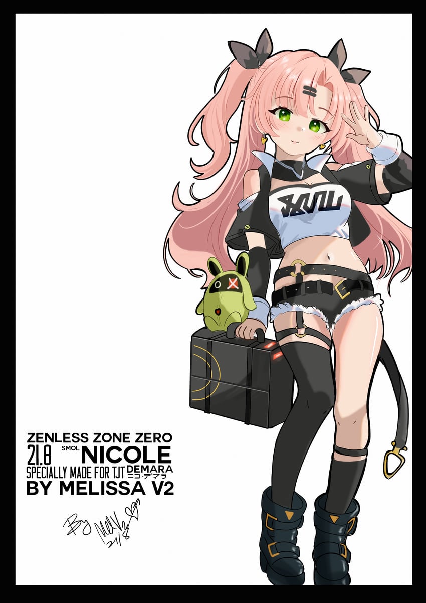 nicole demara and amillion (zenless zone zero) drawn by melissa_v2