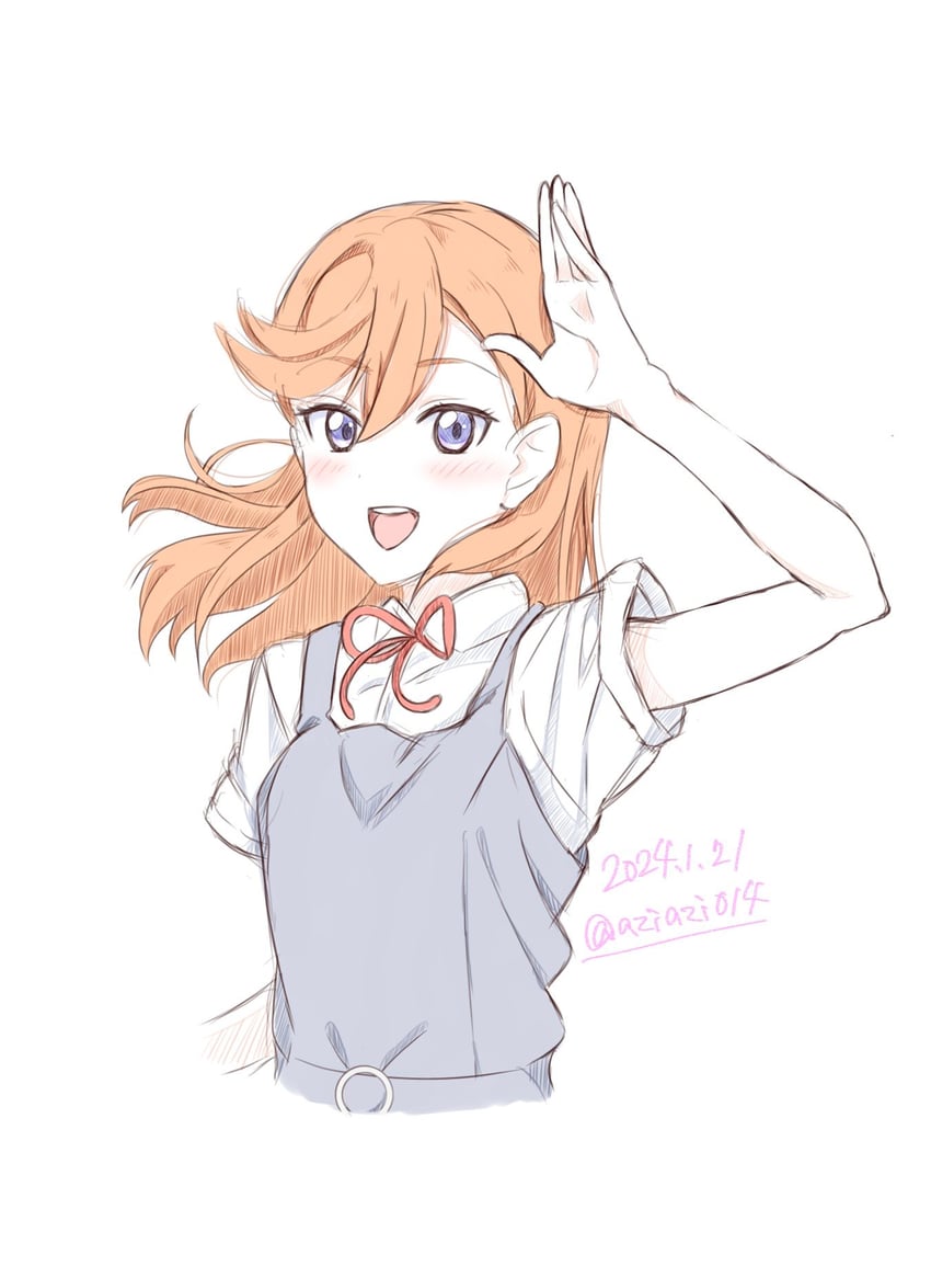 shibuya kanon (love live! and 1 more) drawn by aziazi014