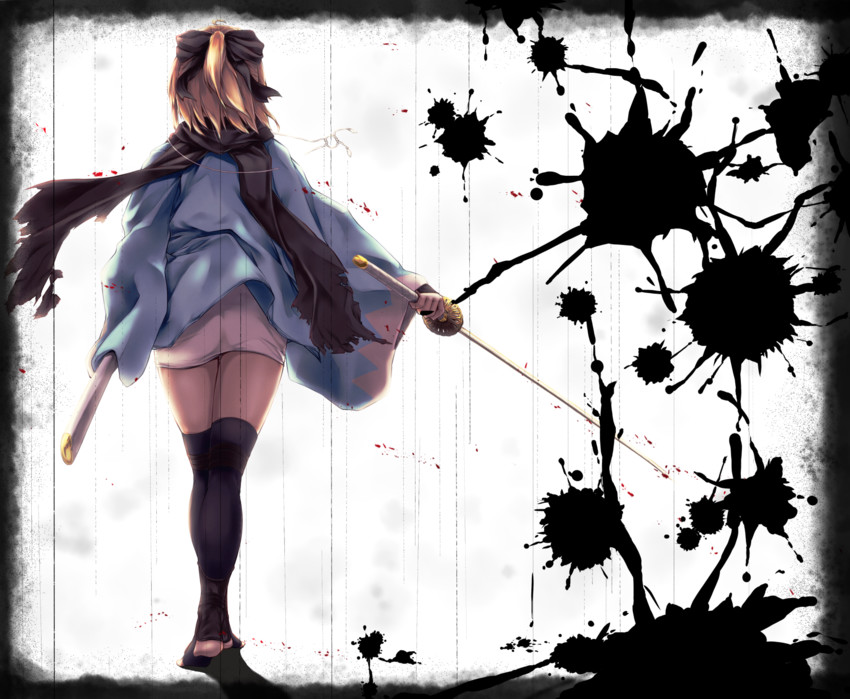 okita souji (fate and 1 more) drawn by enchuu_kakiemon