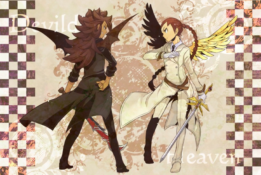 sein and desuta (inazuma eleven) drawn by yosakuh