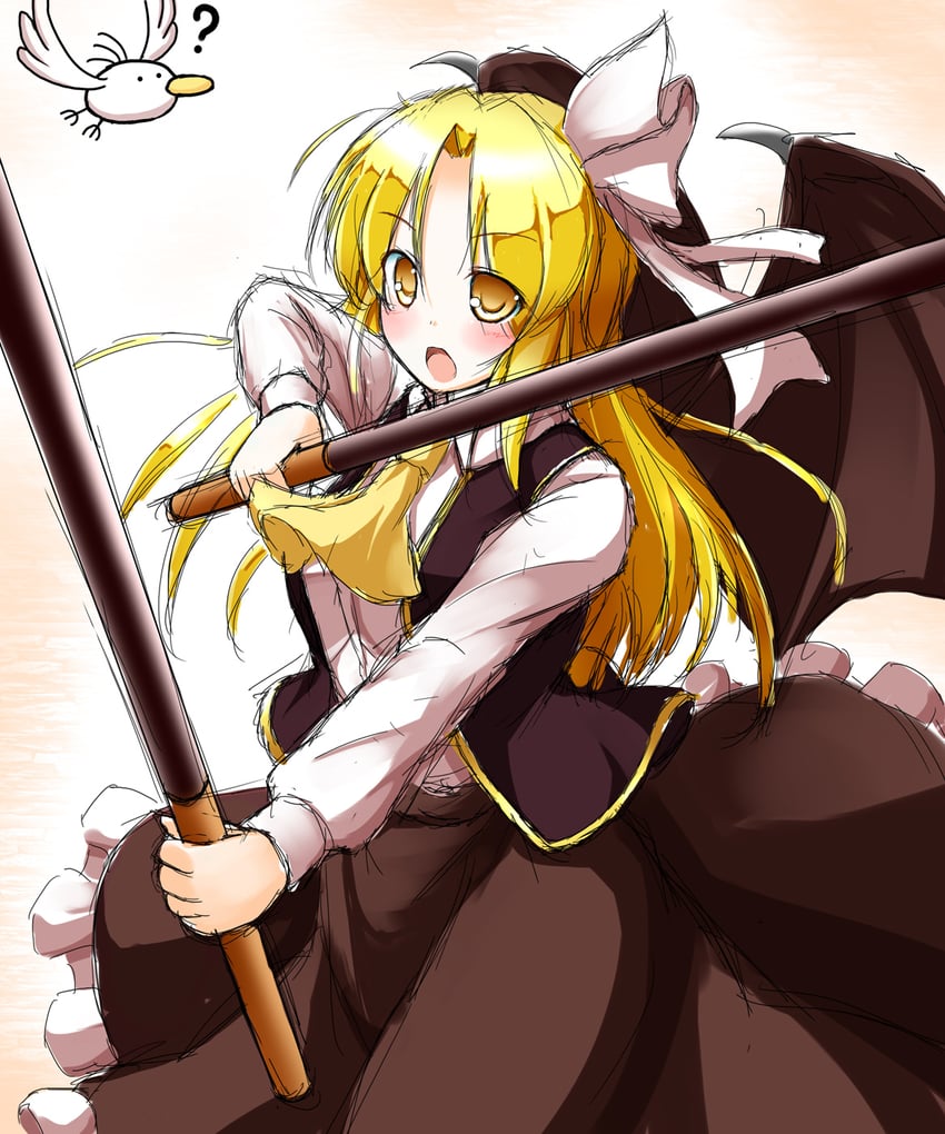 kurumi and goonie (touhou and 2 more) drawn by aka_tawashi